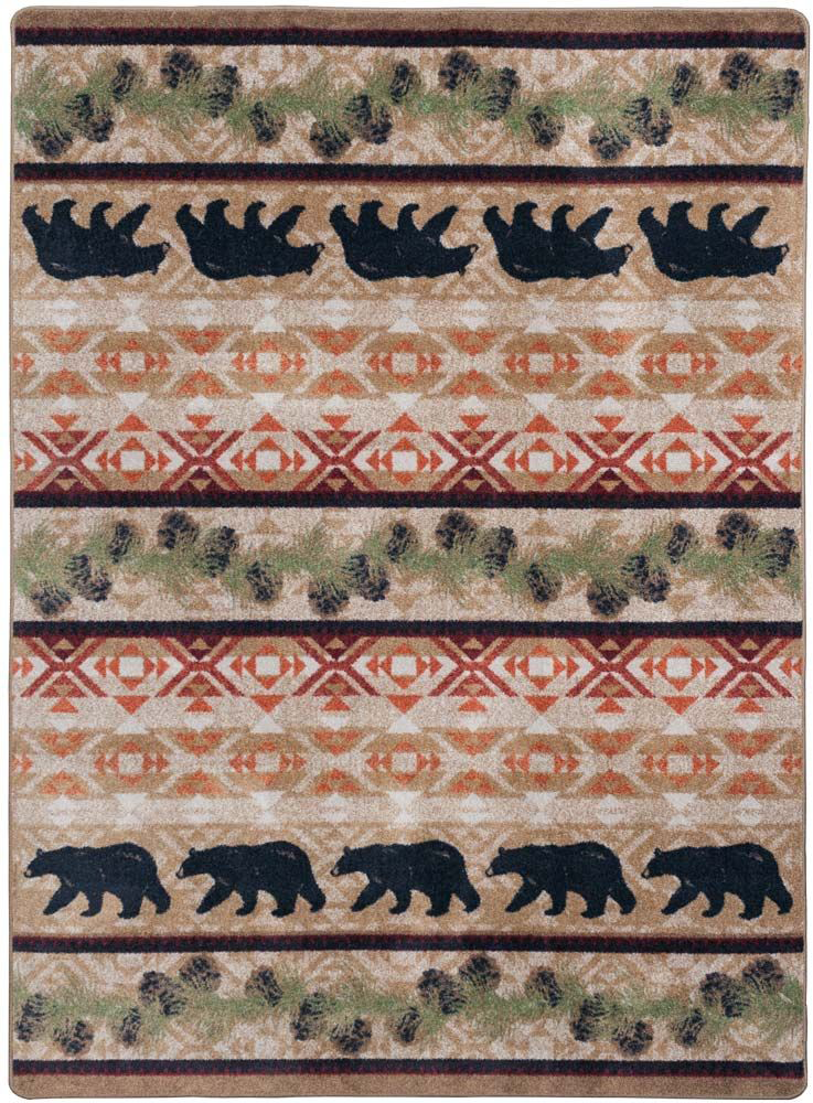 American Dakota Dell Fork Bears Area Rug Cabela's